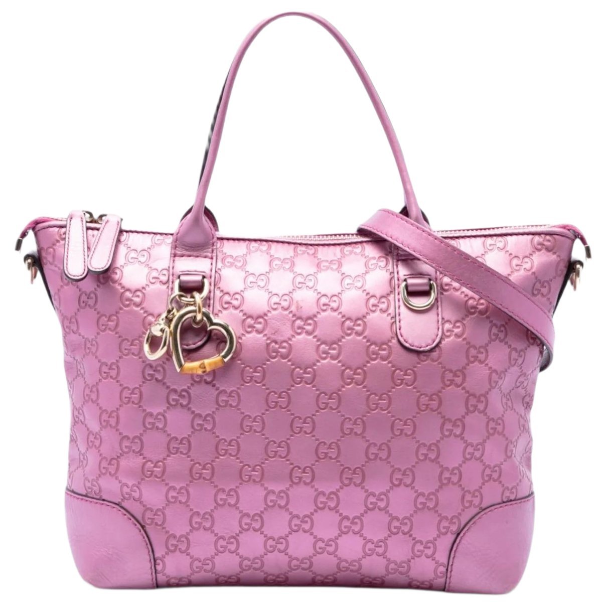 Gucci B leather satchel