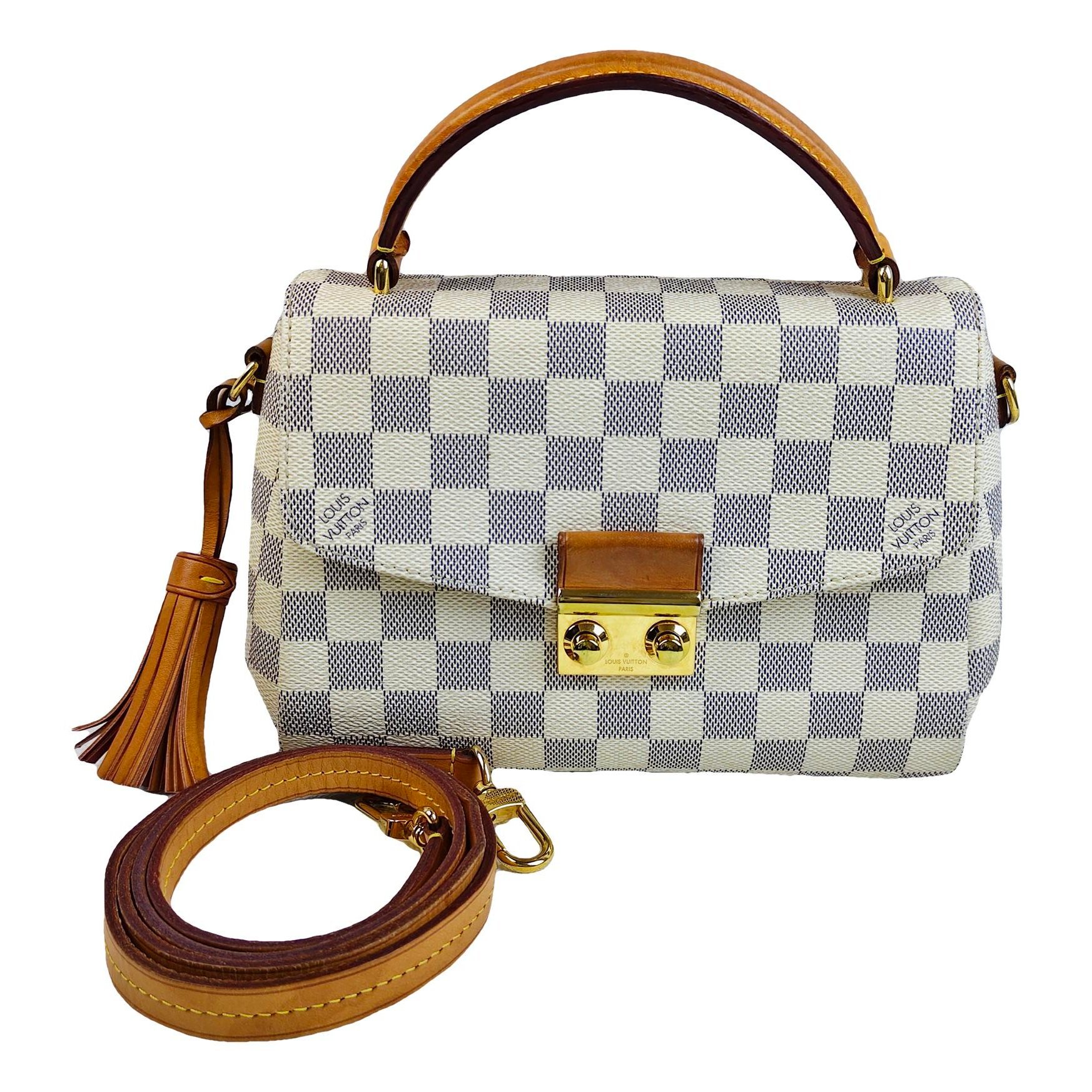 Croisette leather handbag