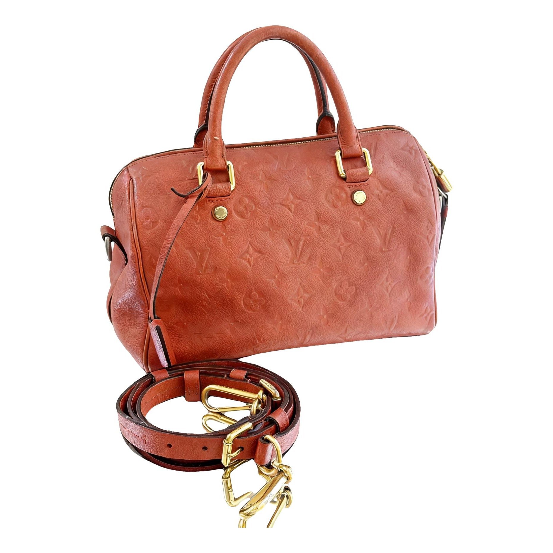Speedy leather handbag