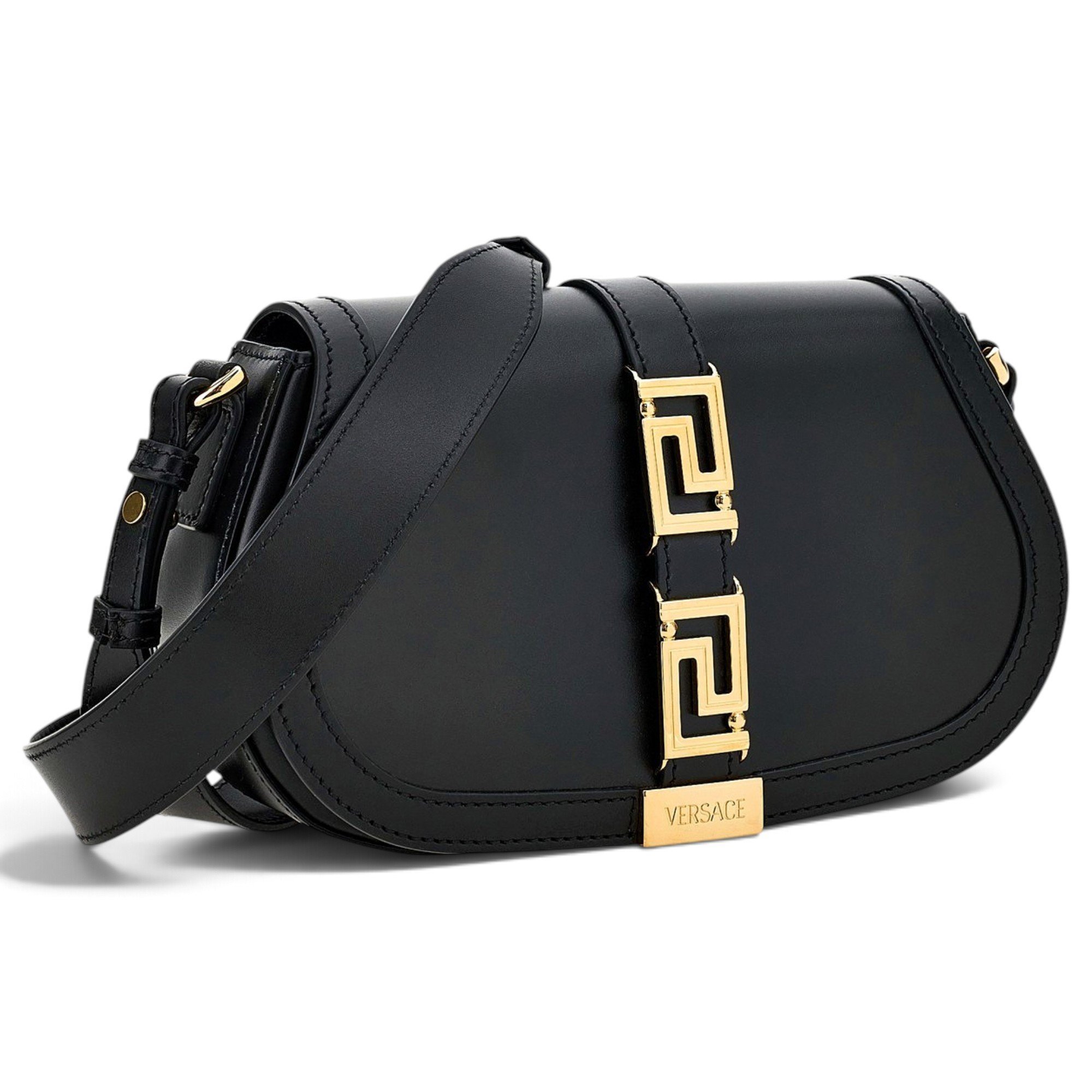 Versace Greca Goddess leather handbag