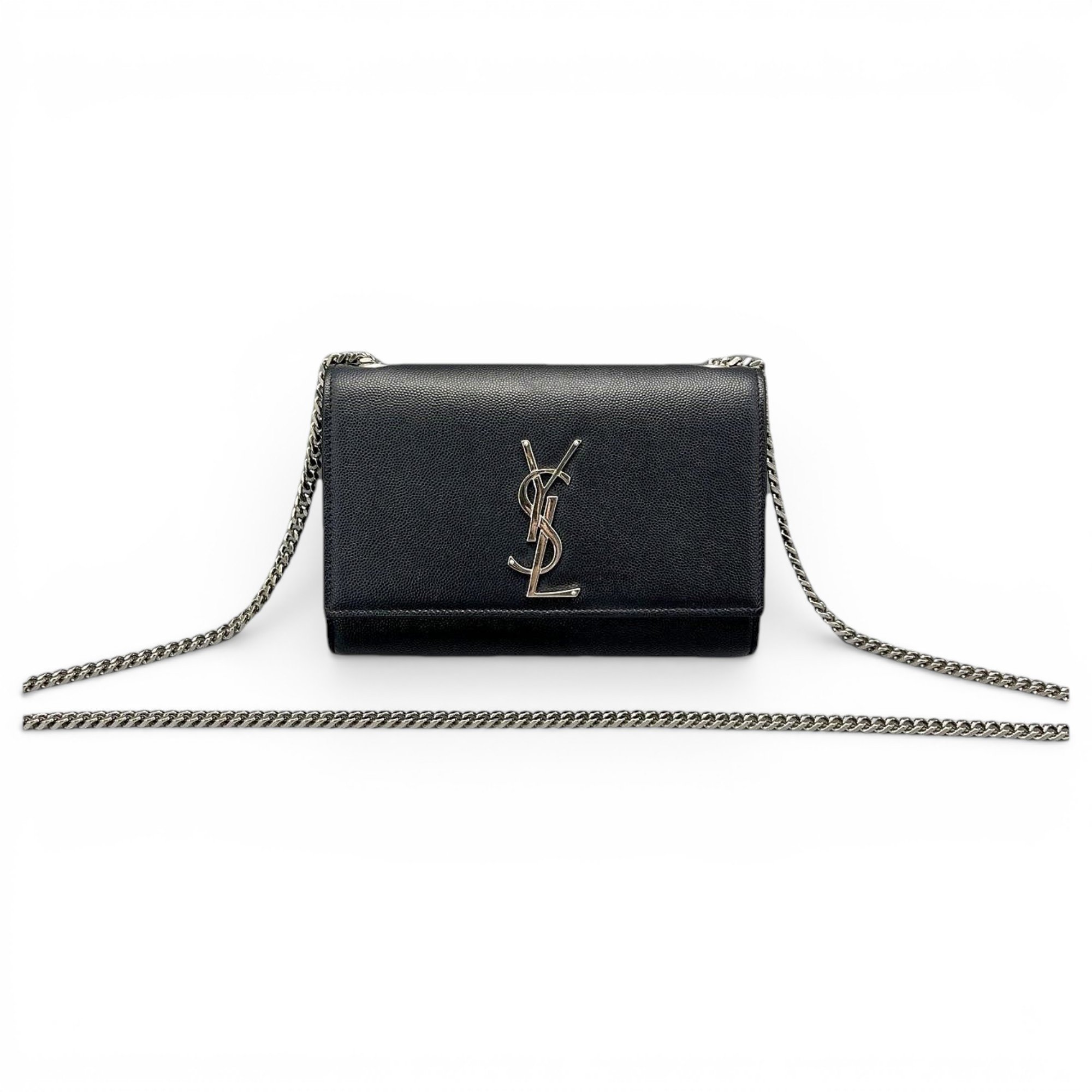 Pompom Kate leather handbag