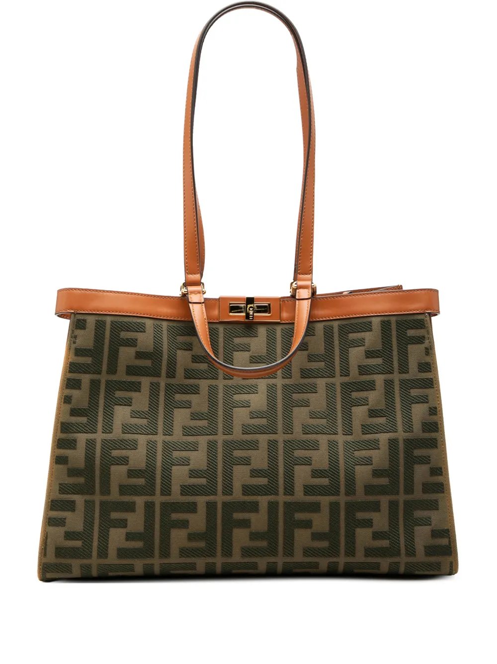 2010-2026 Zucca Embroidered Canvas Peekaboo X Tote satchel