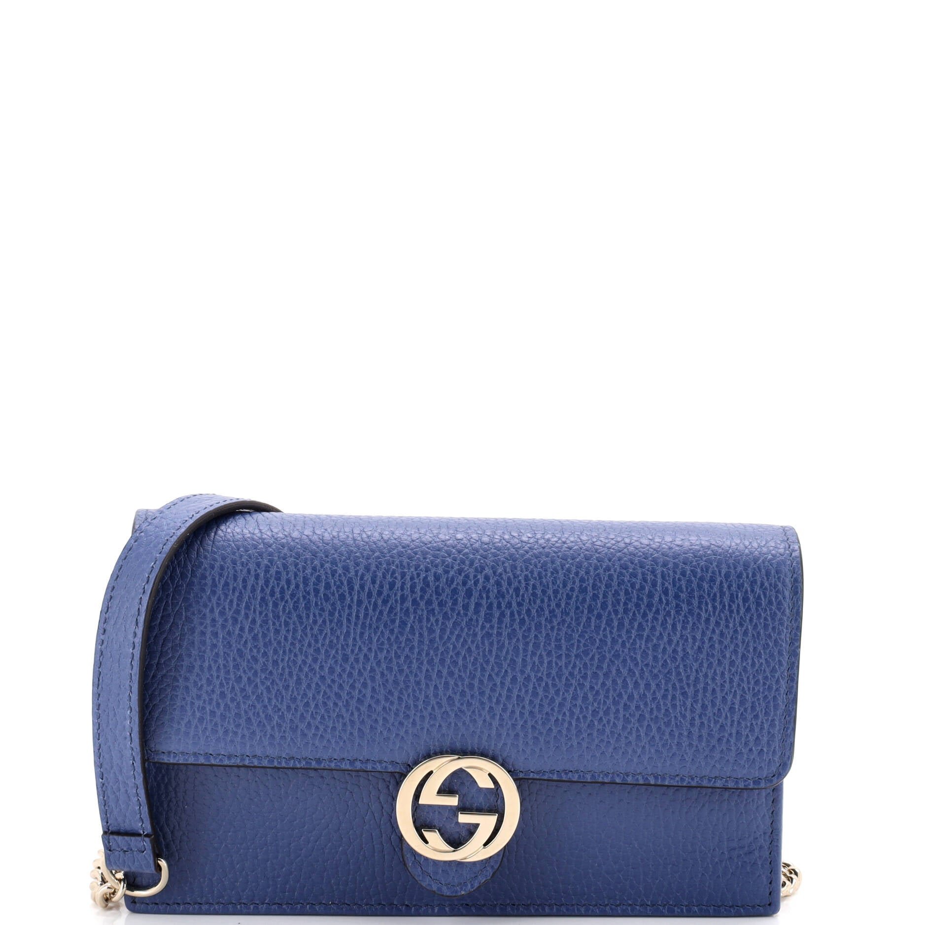 Interlocking Wallet on Chain Leather