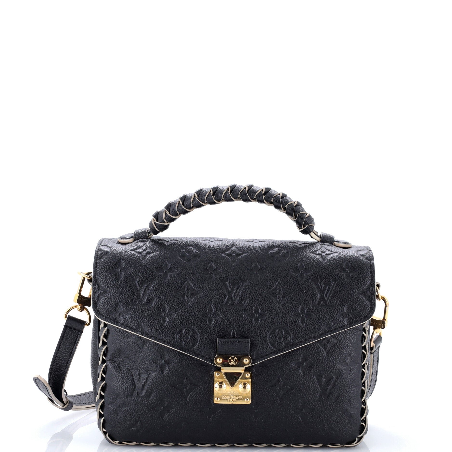 Braided Handle Pochette Metis Monogram Empreinte Leather