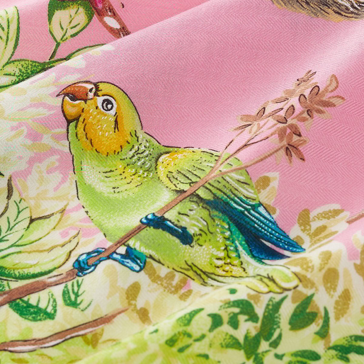 Hermès Equateur triangle Rose Bonbon/Vert/Bleu Marine | BagUSeek