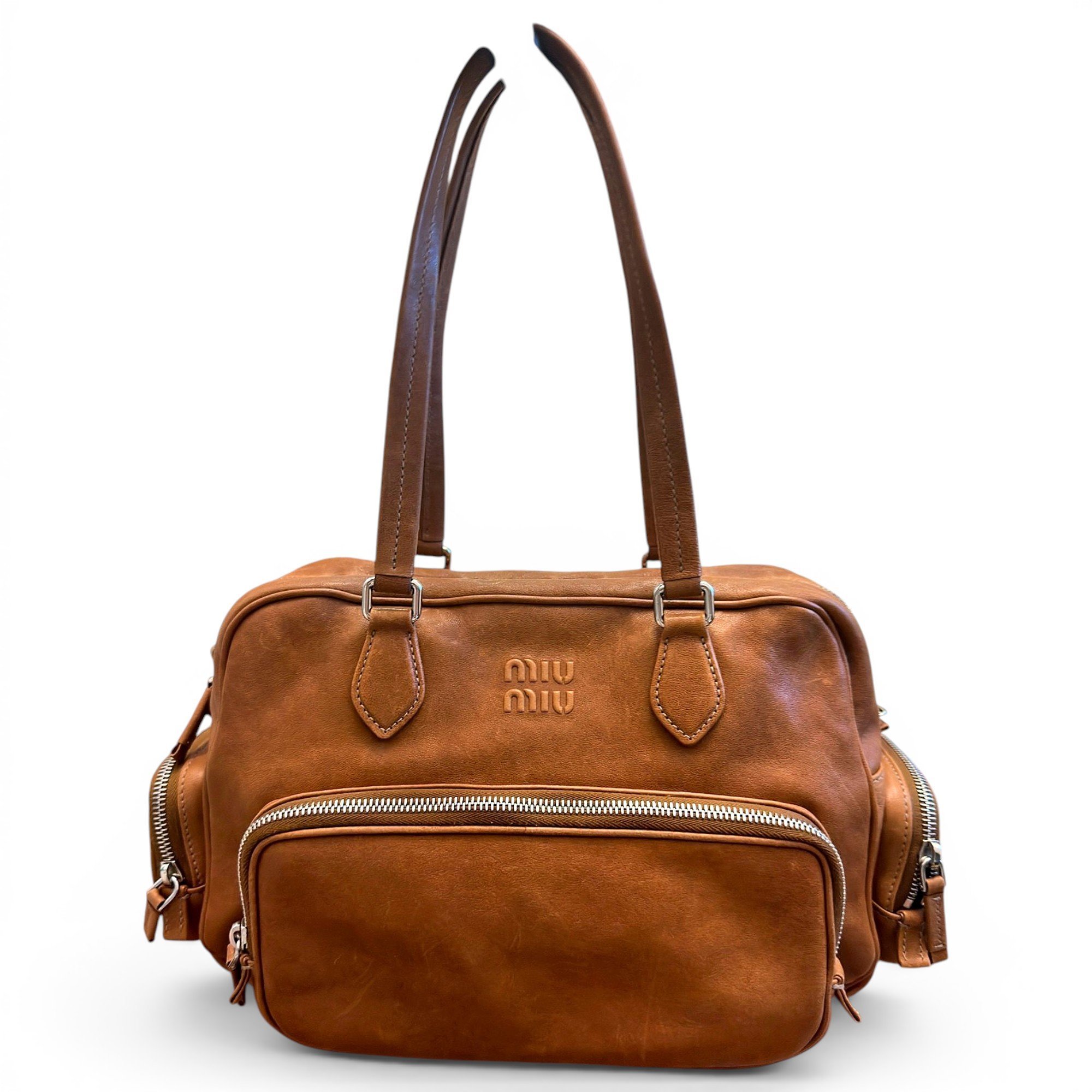 Leather handbag