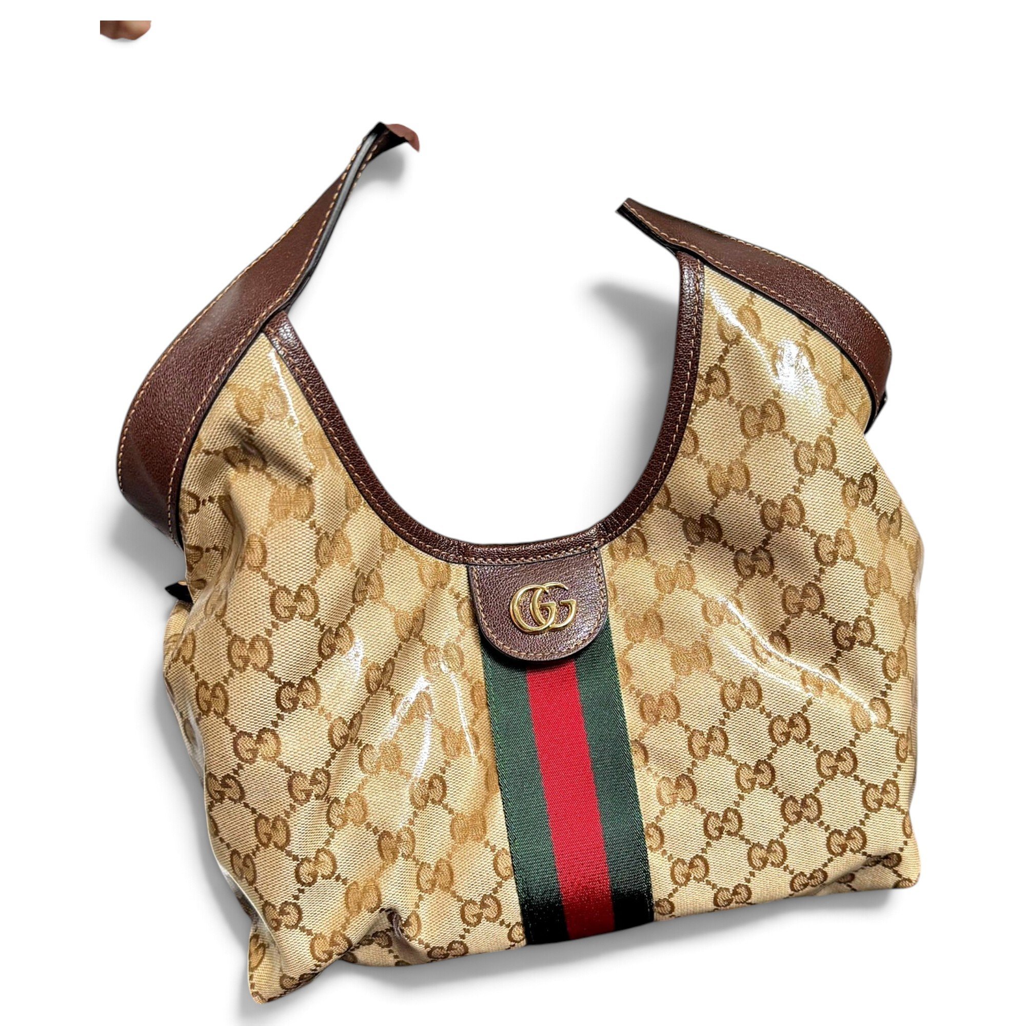 Gucci Gucci Giglio patent leather handbag