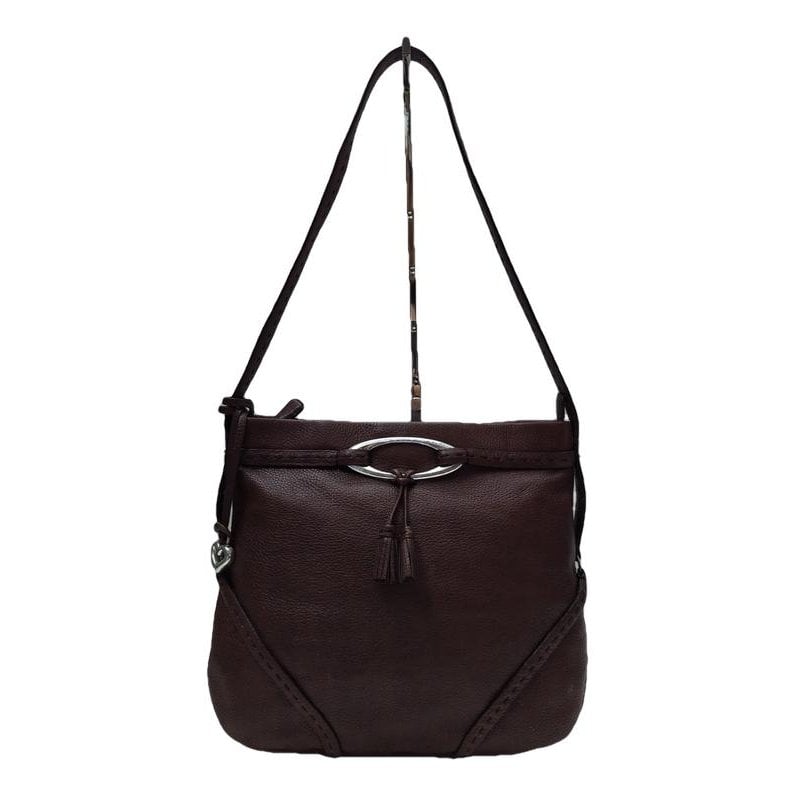 Leather crossbody bag
