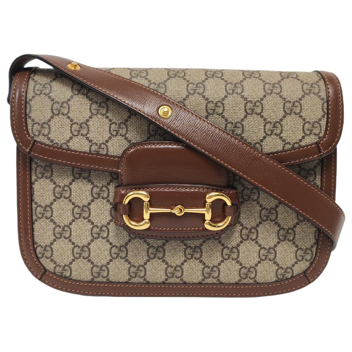 Handle Horsebit 1955 leather crossbody bag
