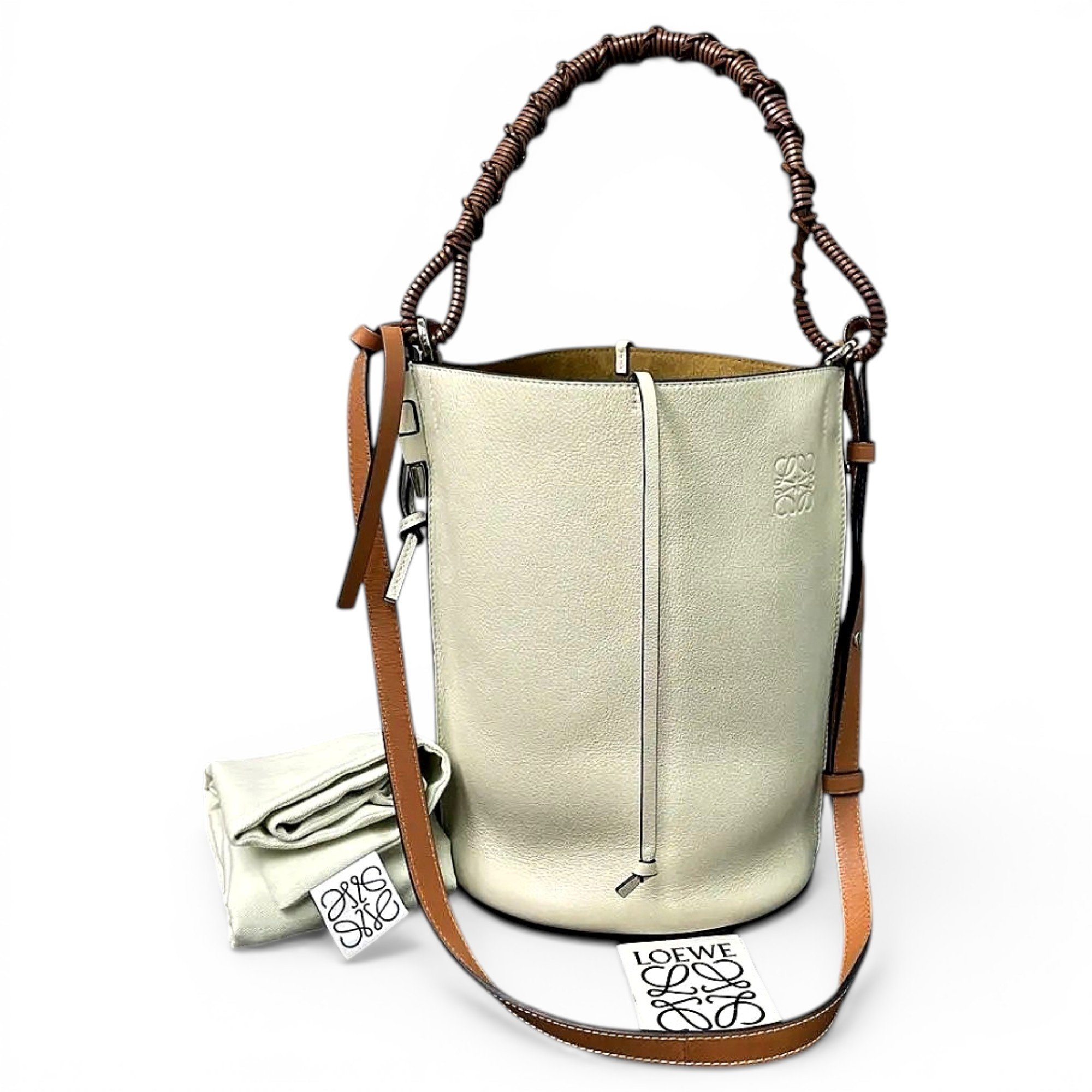 Gate Bucket leather crossbody bag