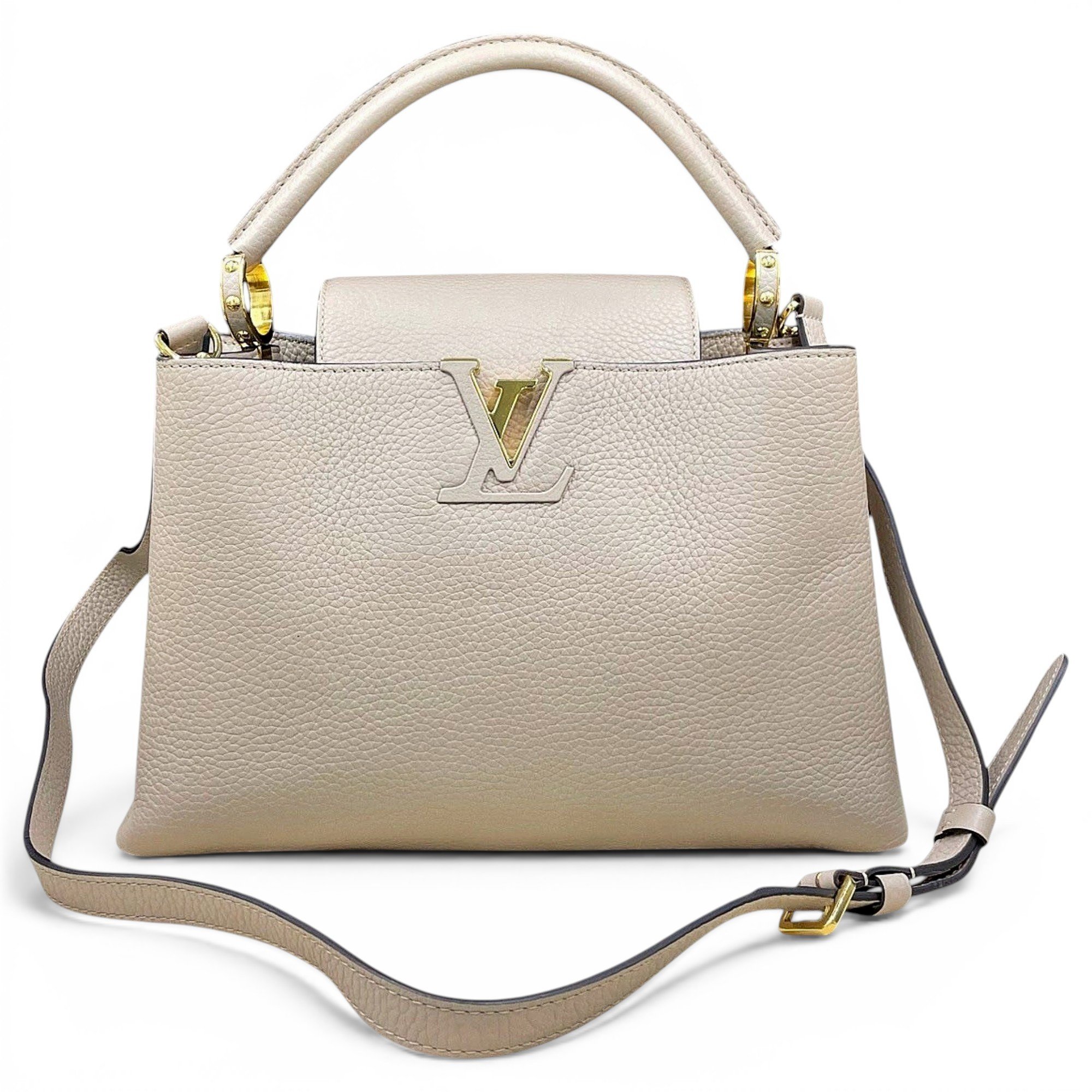 Capucines leather handbag