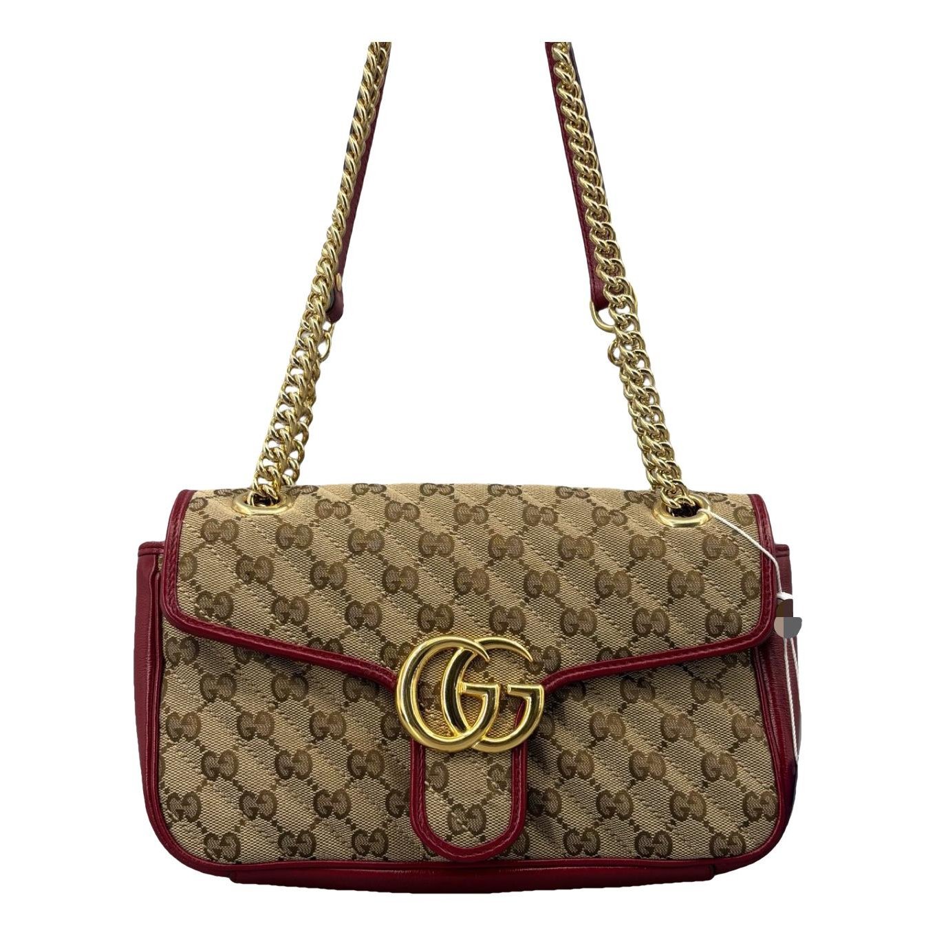 GG Marmont Flap cloth crossbody bag