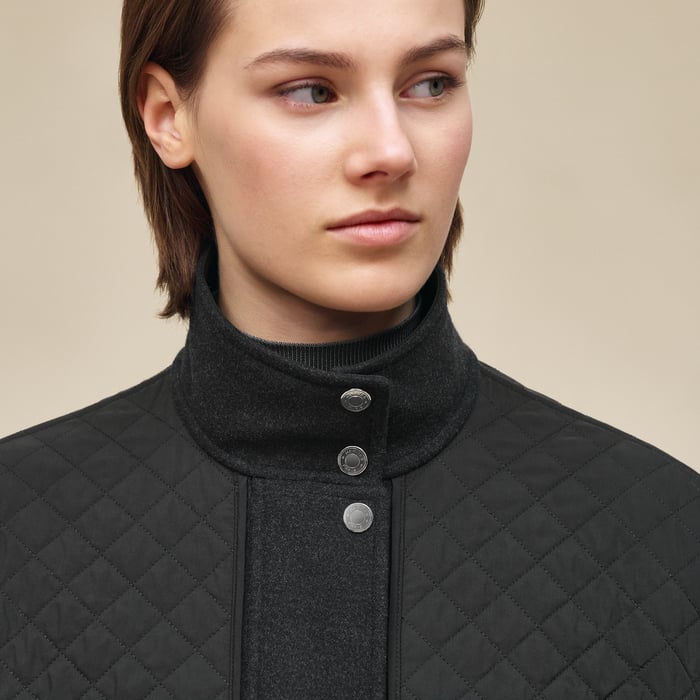Gris Obscur "Chaine d'Ancre" Coat