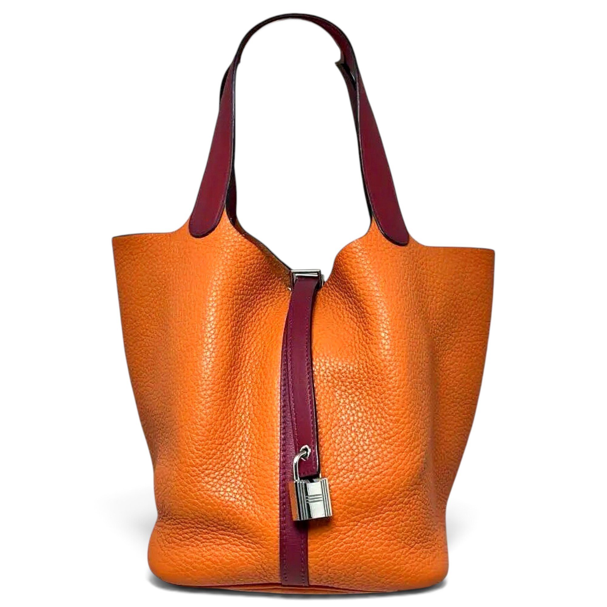 Picotin leather handbag