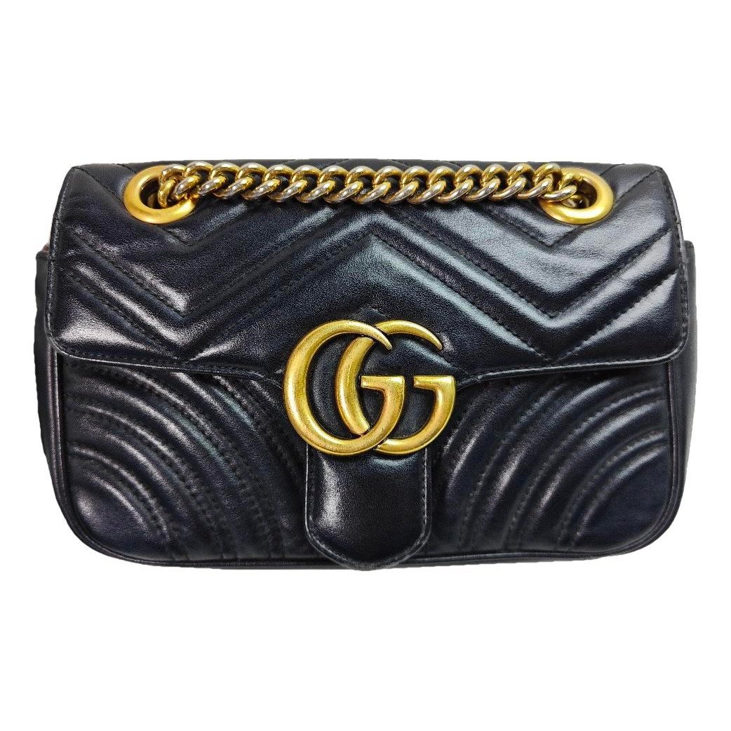 GG Marmont Flap leather handbag