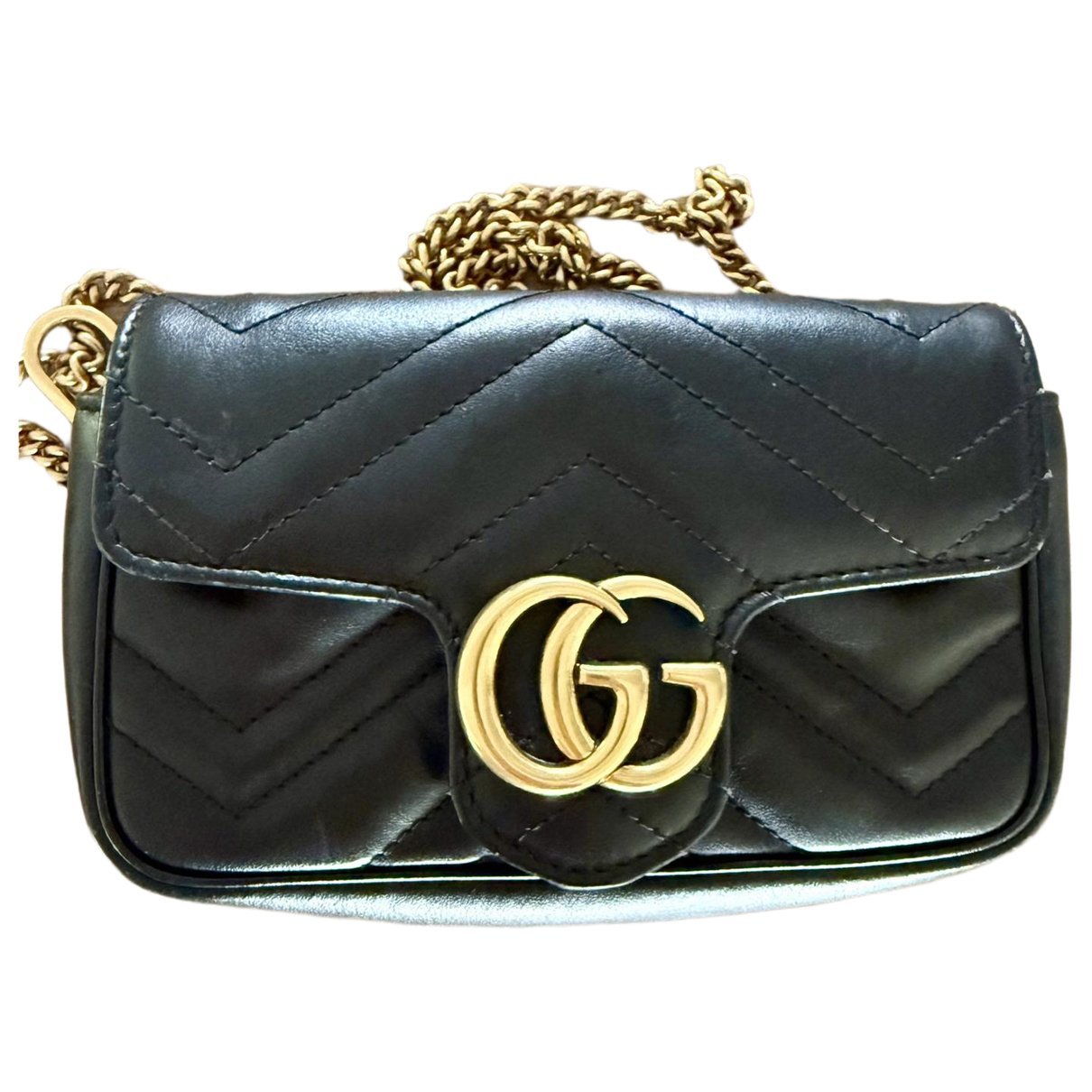Marmont leather clutch bag