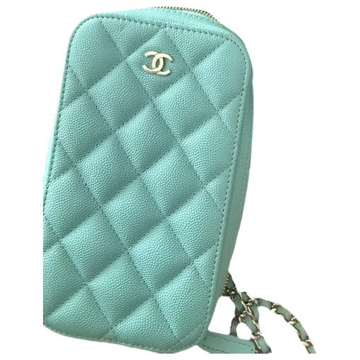 Wallet On Chain leather mini bag