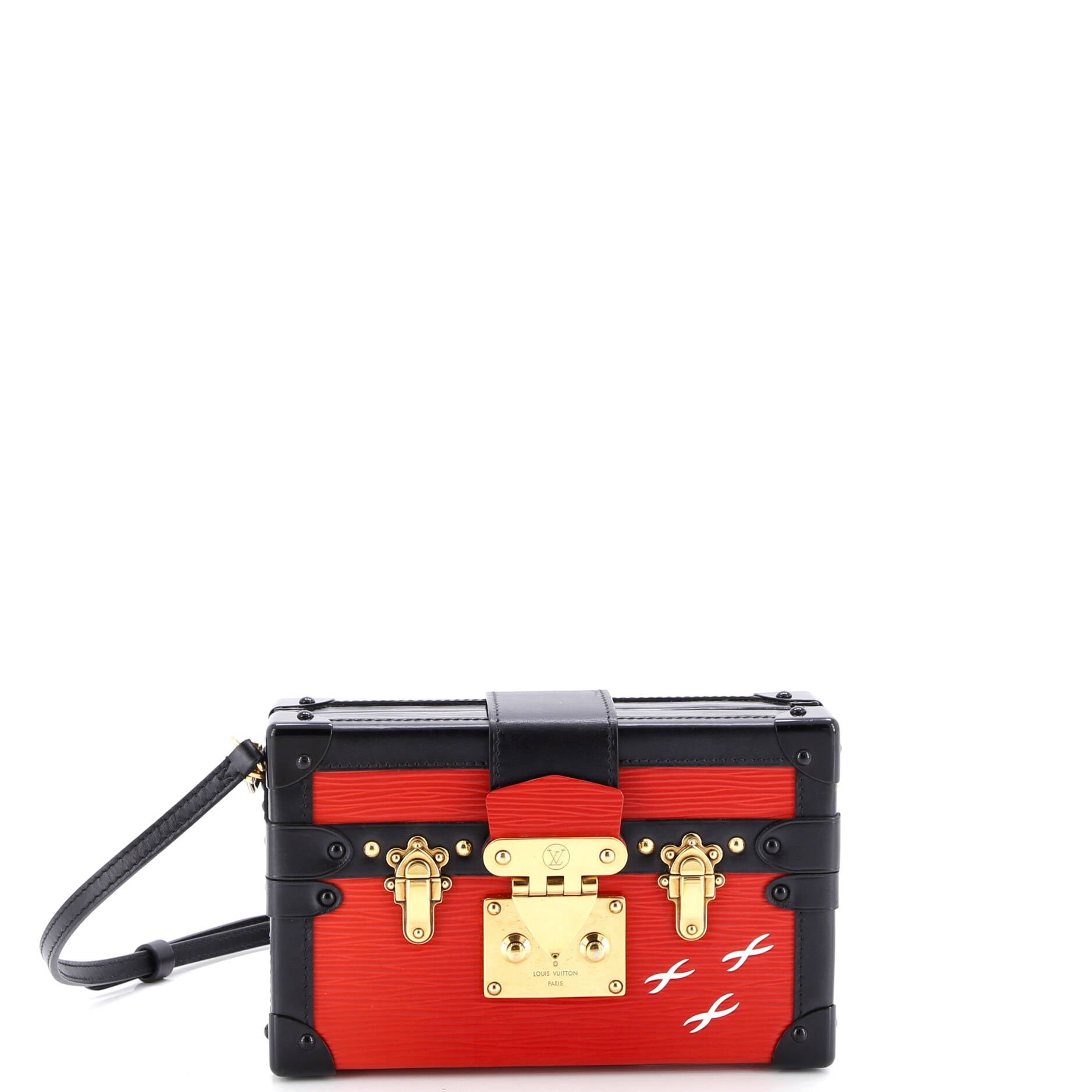 Louis Vuitton Petite Malle Handbag Epi Leather