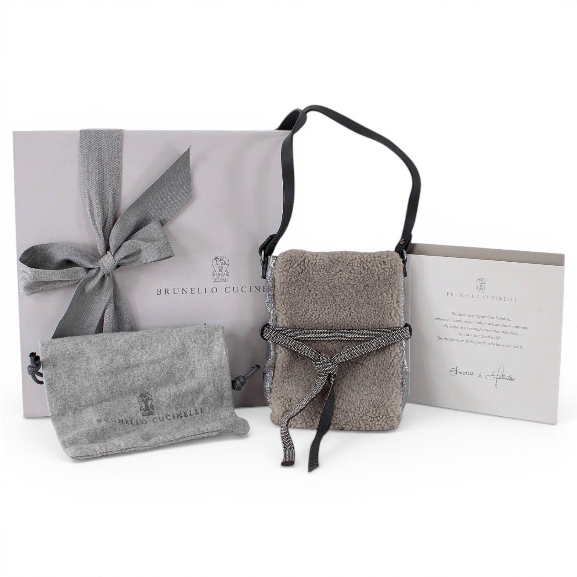 Brunello Cucinelli Leather crossbody bag