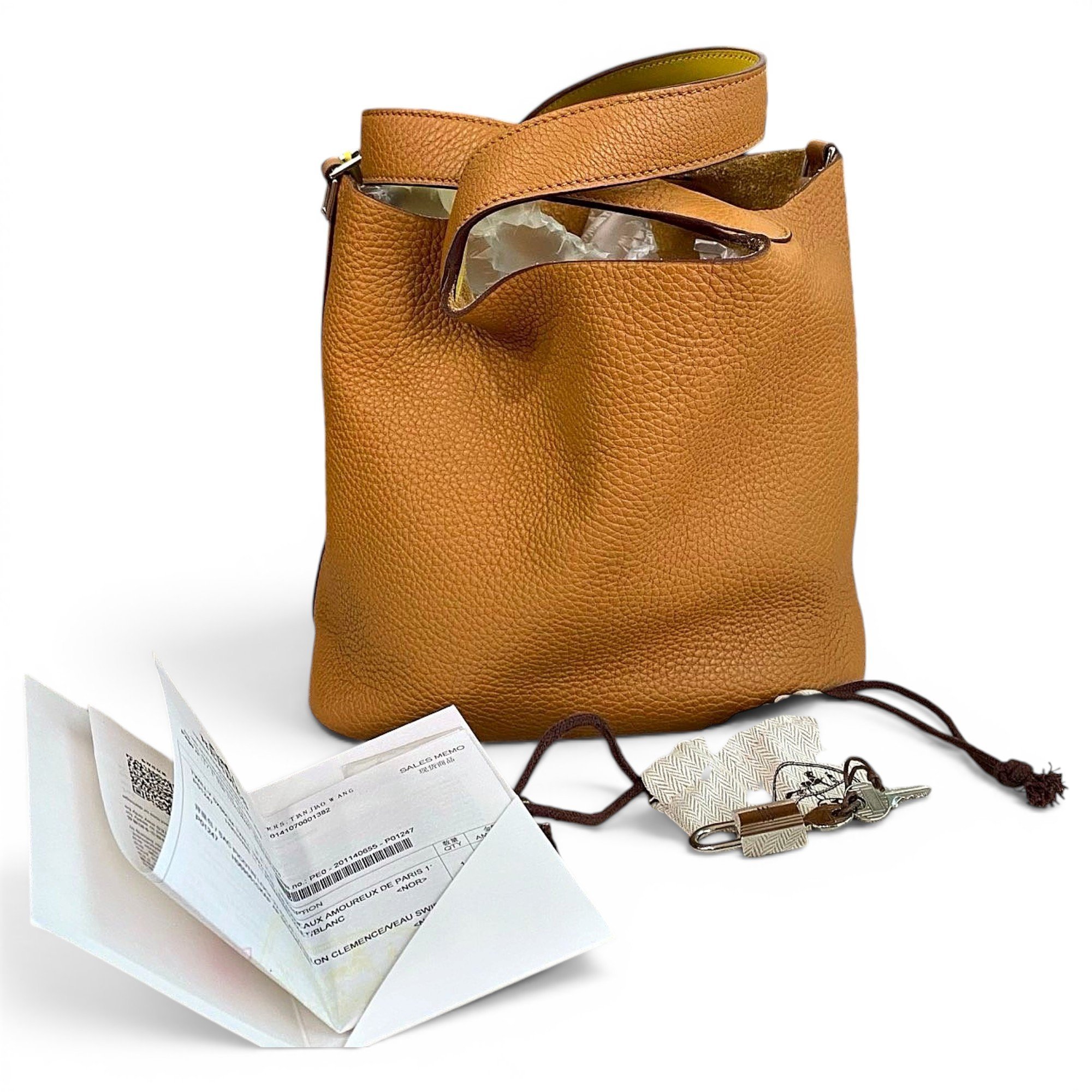 Picotin leather handbag