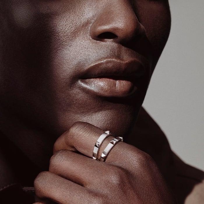 Sans Coloris Hermès Clou d'H Ring