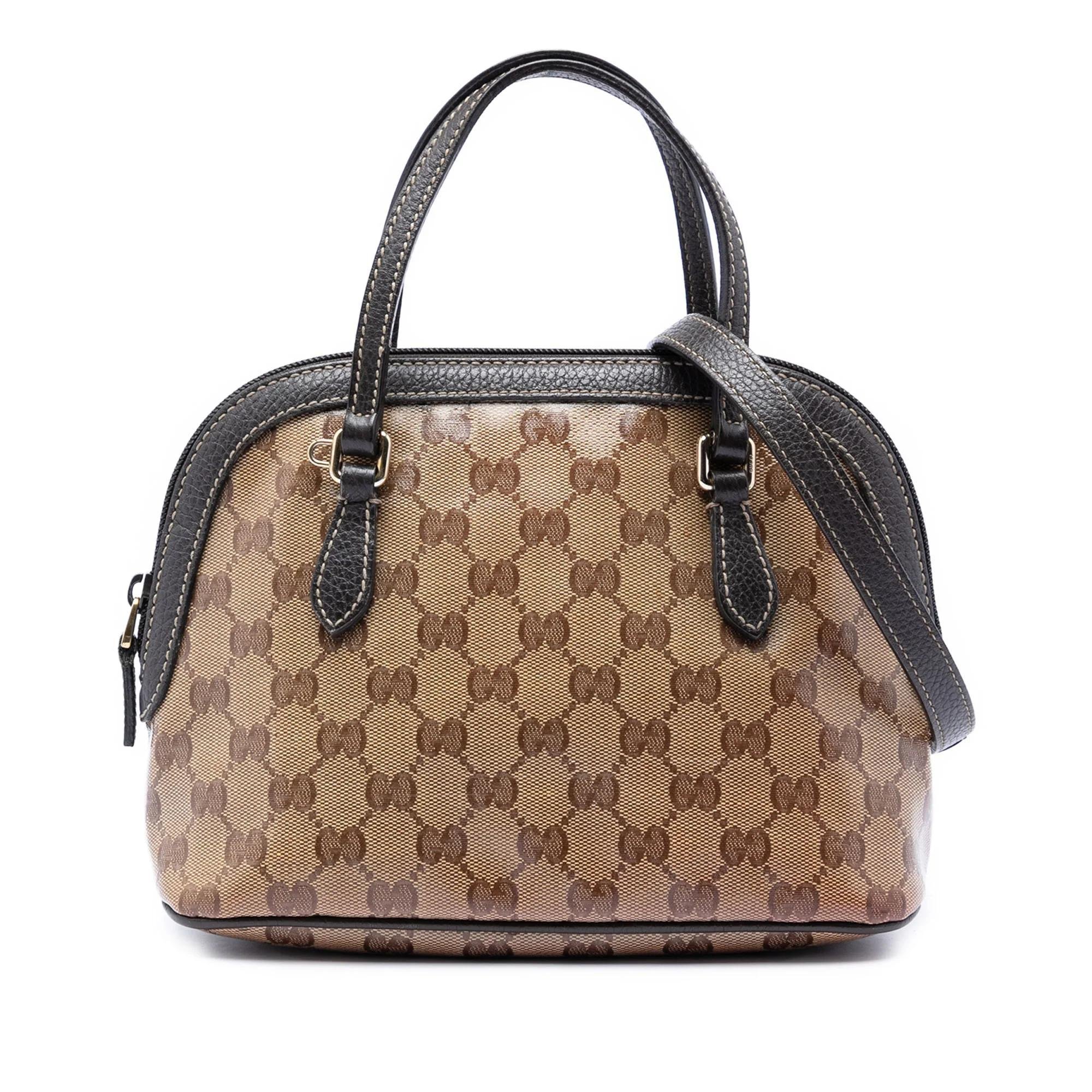 Dôme leather satchel