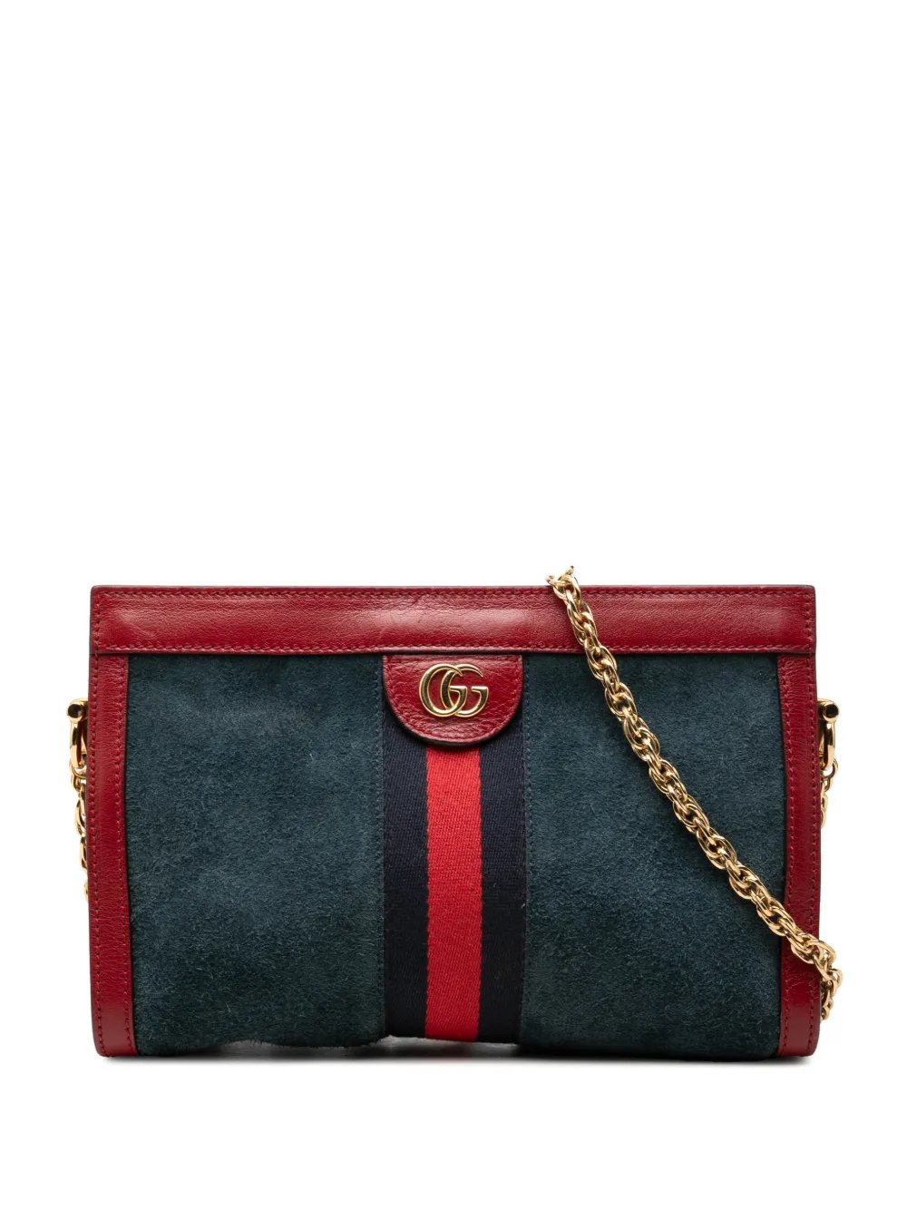 2000-2015 Small Suede Web Ophidia Chain crossbody bag