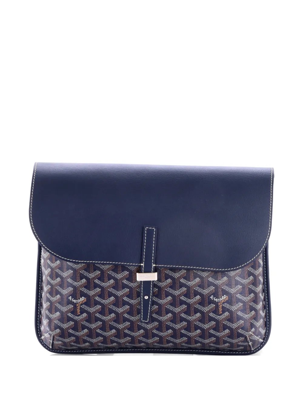 Coursier Messenger Bag Coated Canvas and Leather crossbody bag