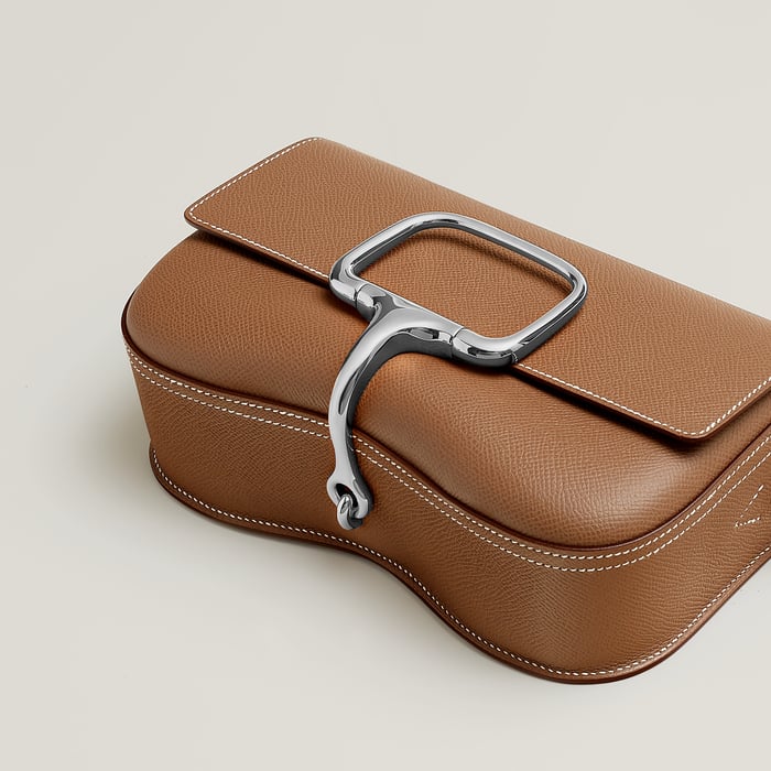 Gold Hermès Della Cavalleria Elan Bag