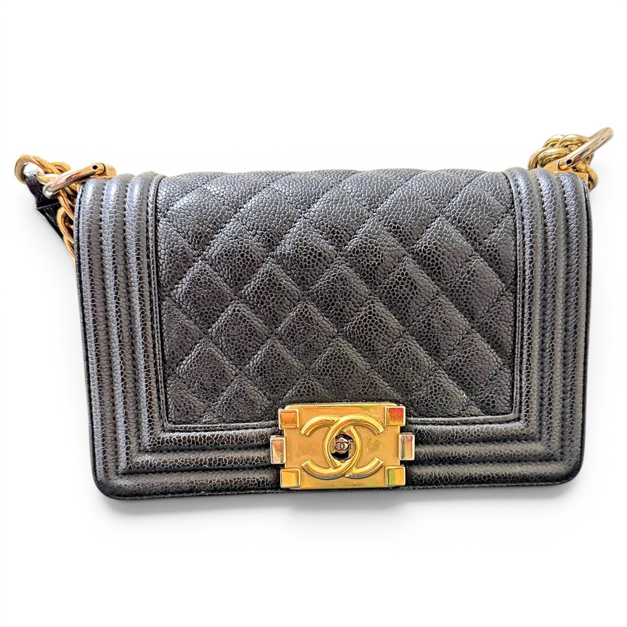 Boy leather crossbody bag