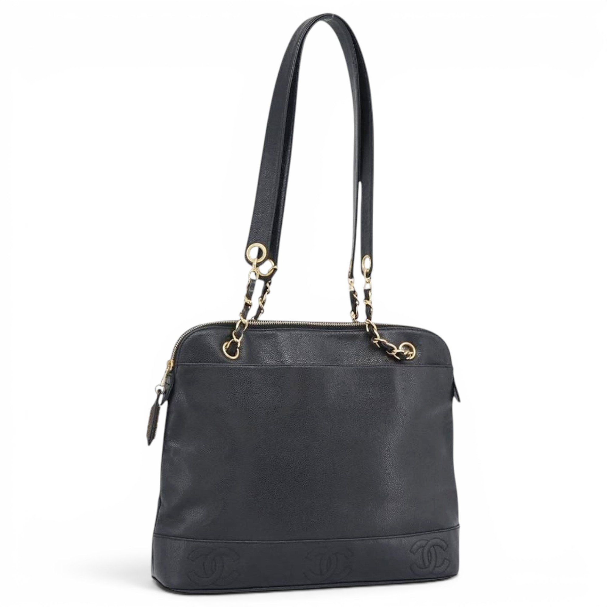 Leather tote