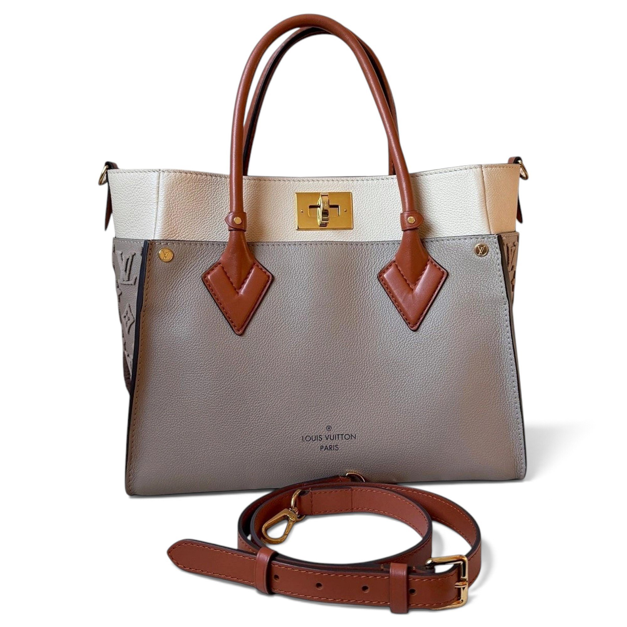 On My Side leather handbag