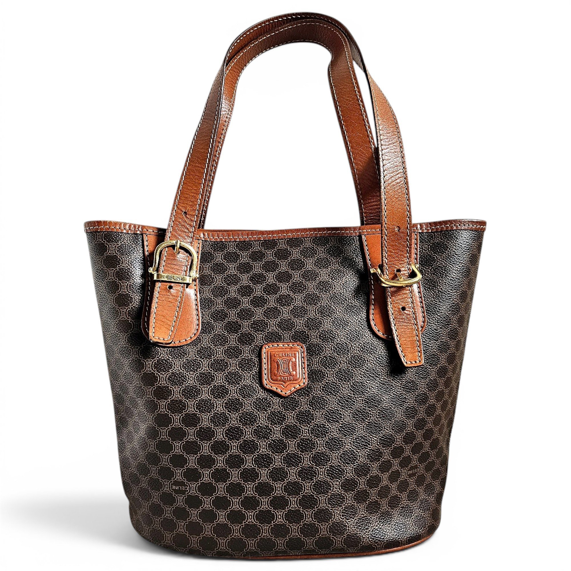 Leather tote