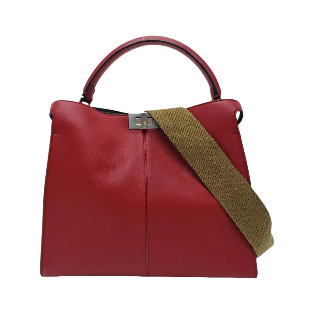 Peekaboo leather handbag
