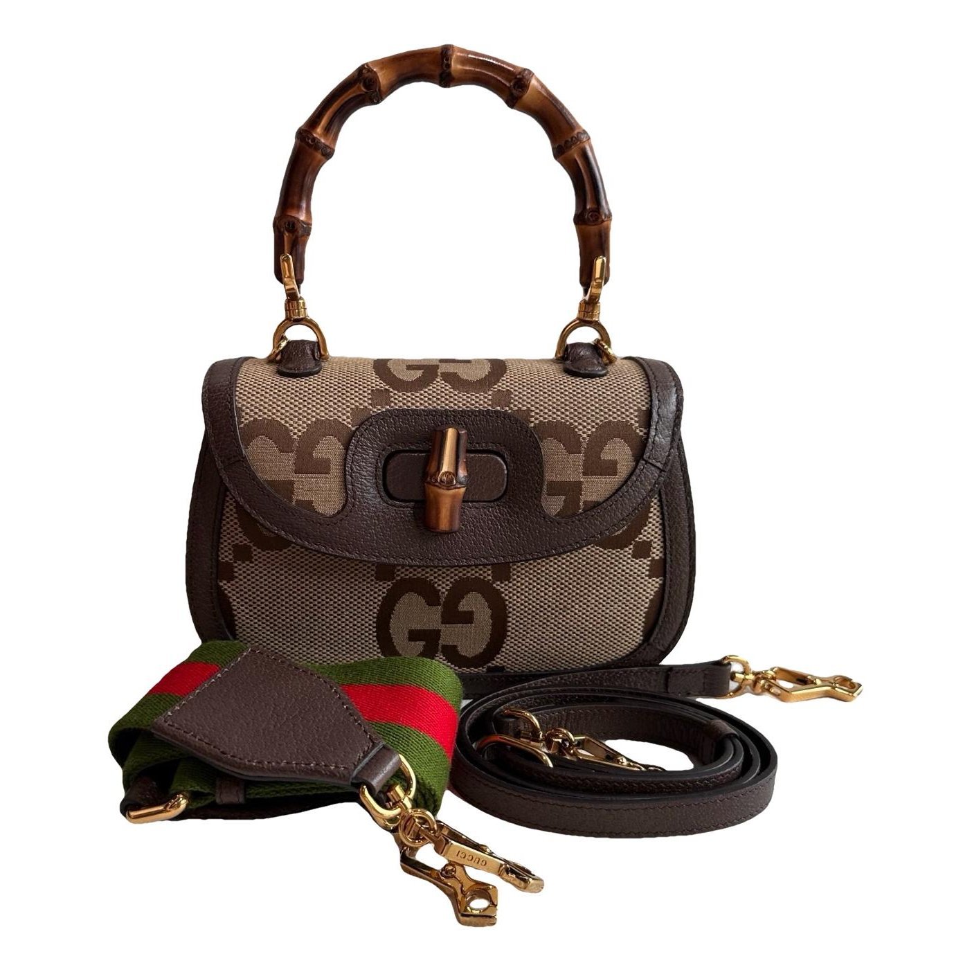 Convertible Bamboo Top Handle cloth handbag