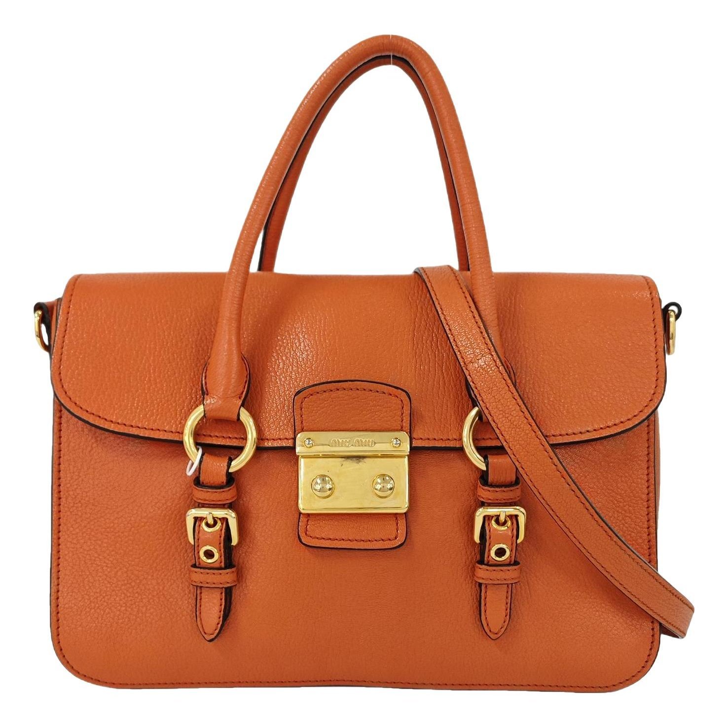 Leather handbag