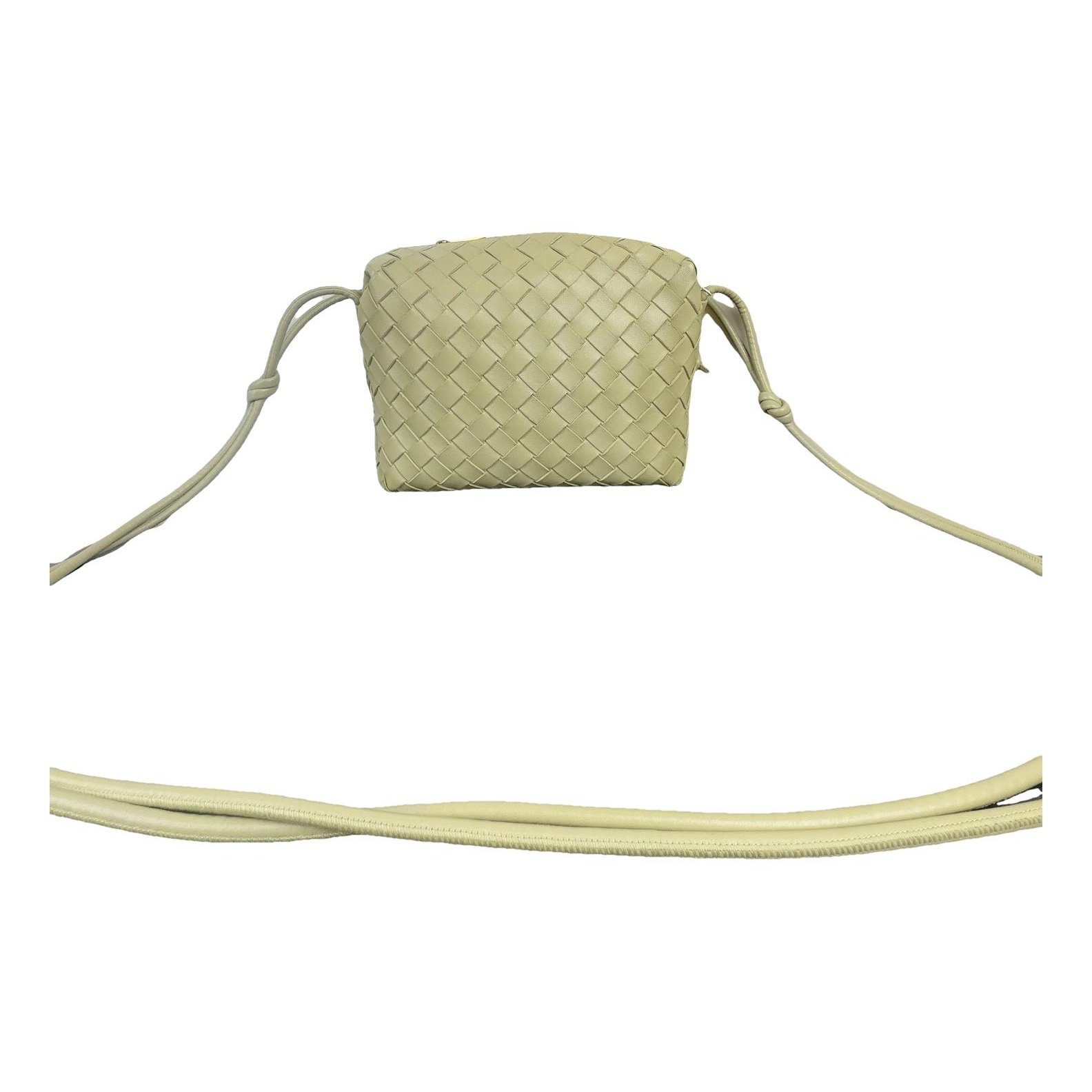 Loop leather handbag