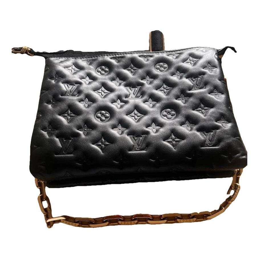 Coussin leather handbag