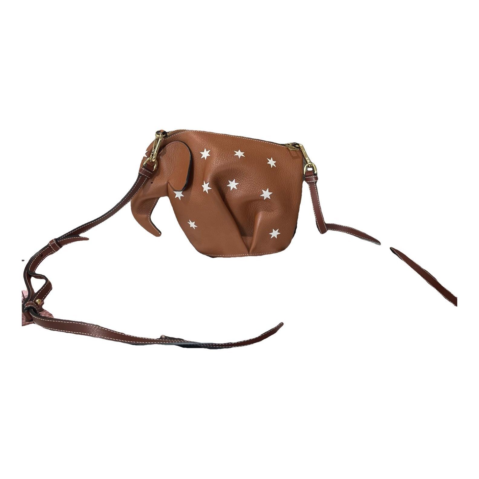 Animals leather handbag