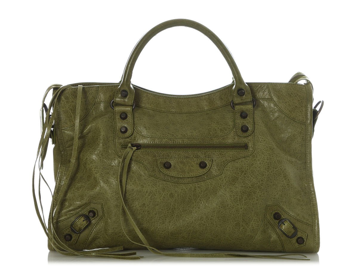 Balenciaga Balenciaga 2010 Light Olive Agneau Classic City