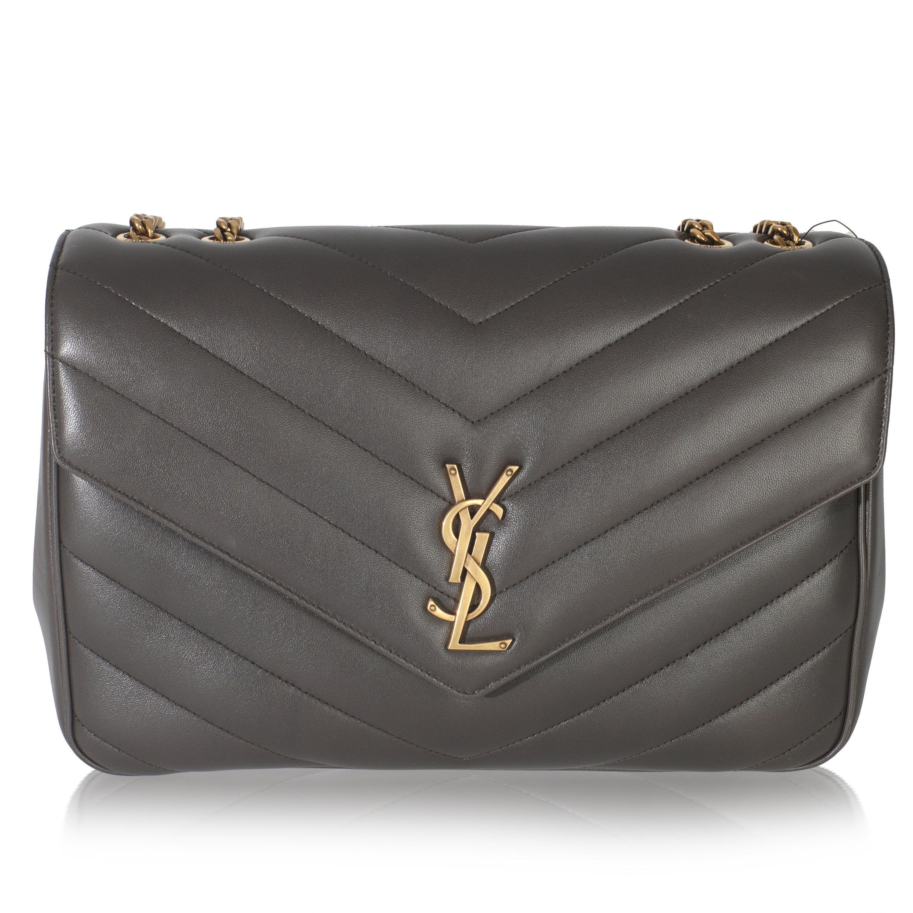 Saint Laurent Black Calfskin Large Urban Chic Loulou