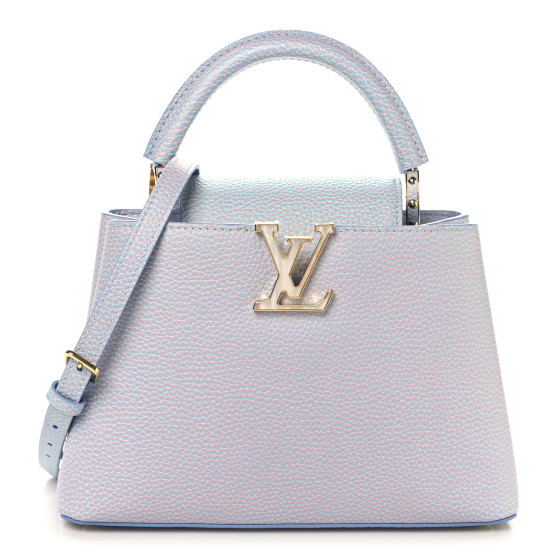 Louis Vuitton Taurillon Summer Stardust Capucines BB Lilas Purple