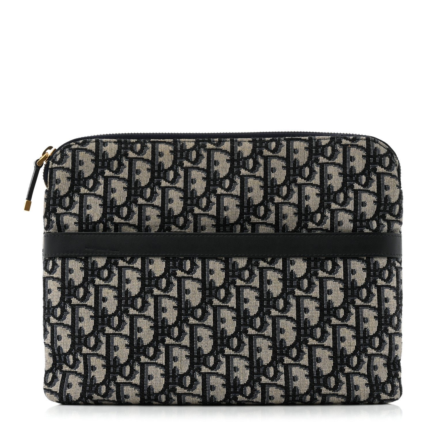 Dior Oblique Pouch Clutch Blue