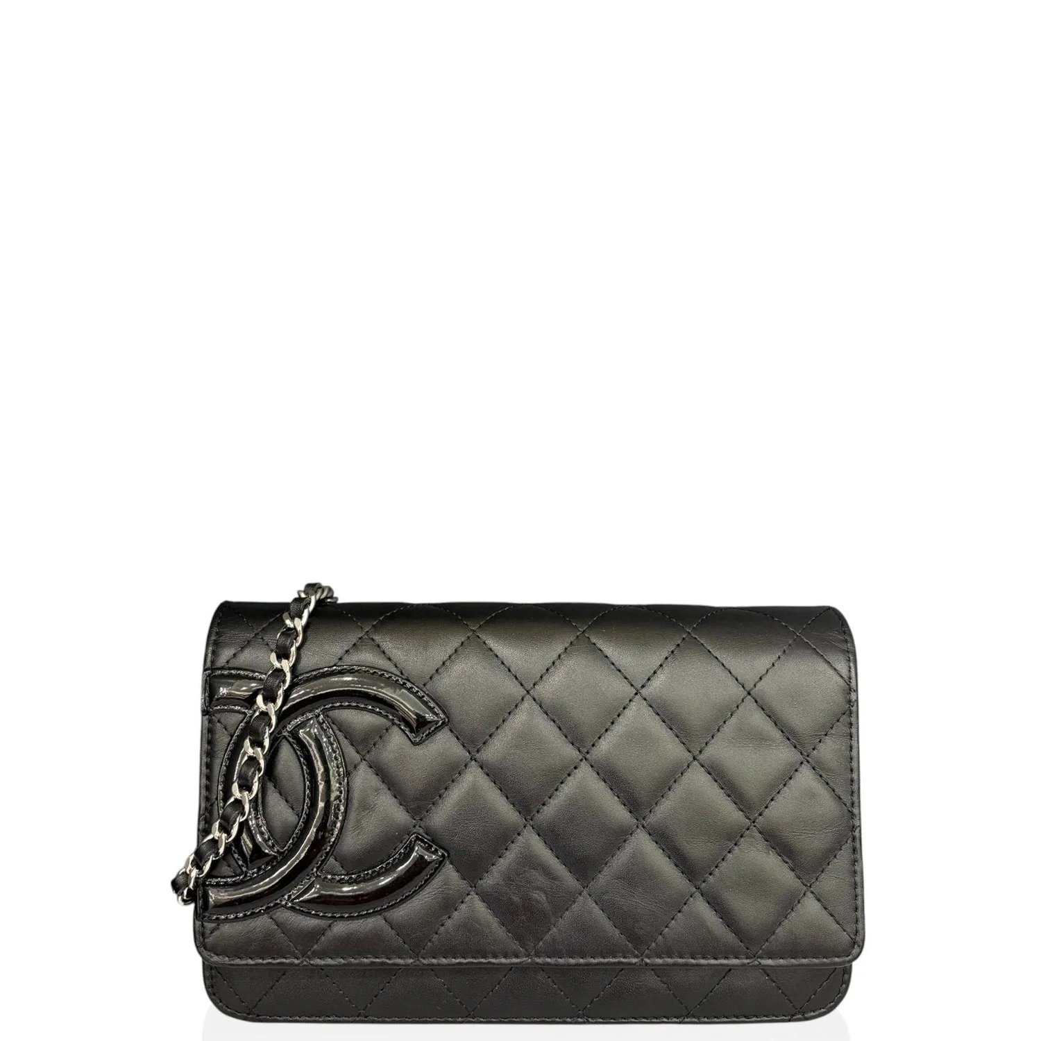 Goat Leather Cambon Wallet On Chain Mini