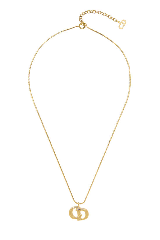Dior Gold 'CD' Necklace