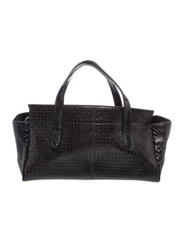 Alaia Leather Top Handle Bag