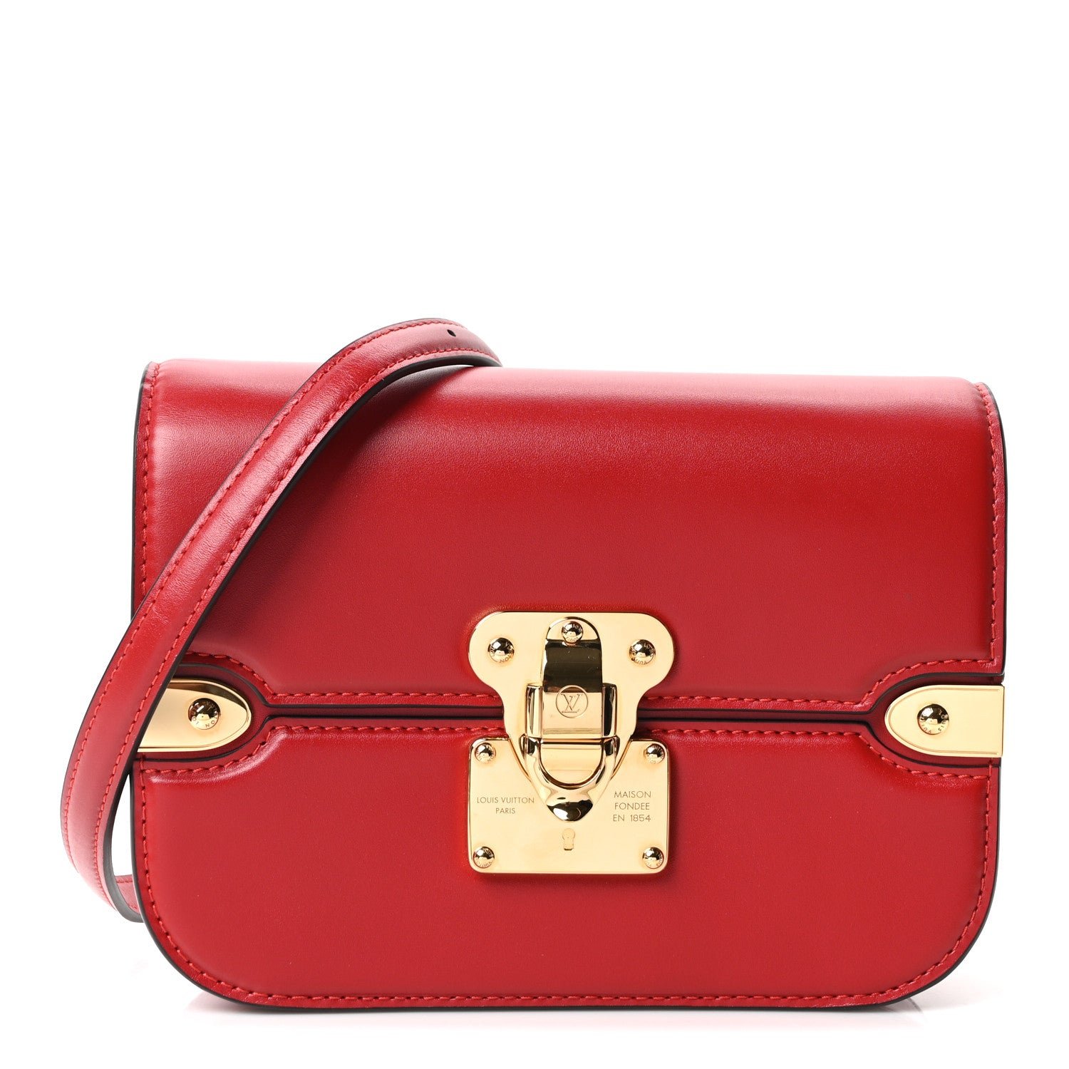 Louis Vuitton Calfskin Orsay MM Rouge