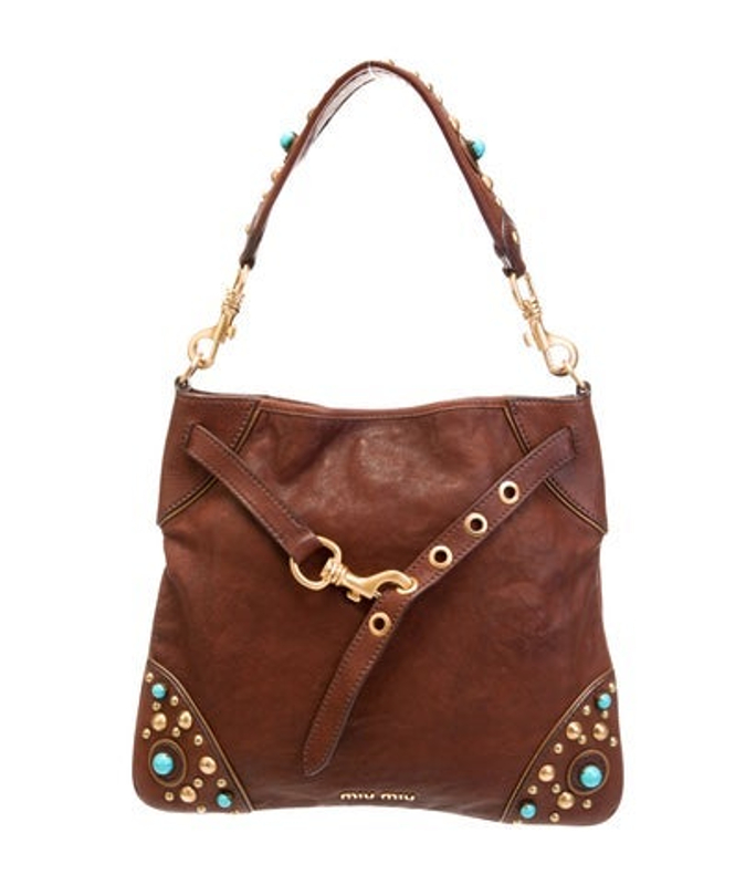 Miu Miu Miu Leather Hobo