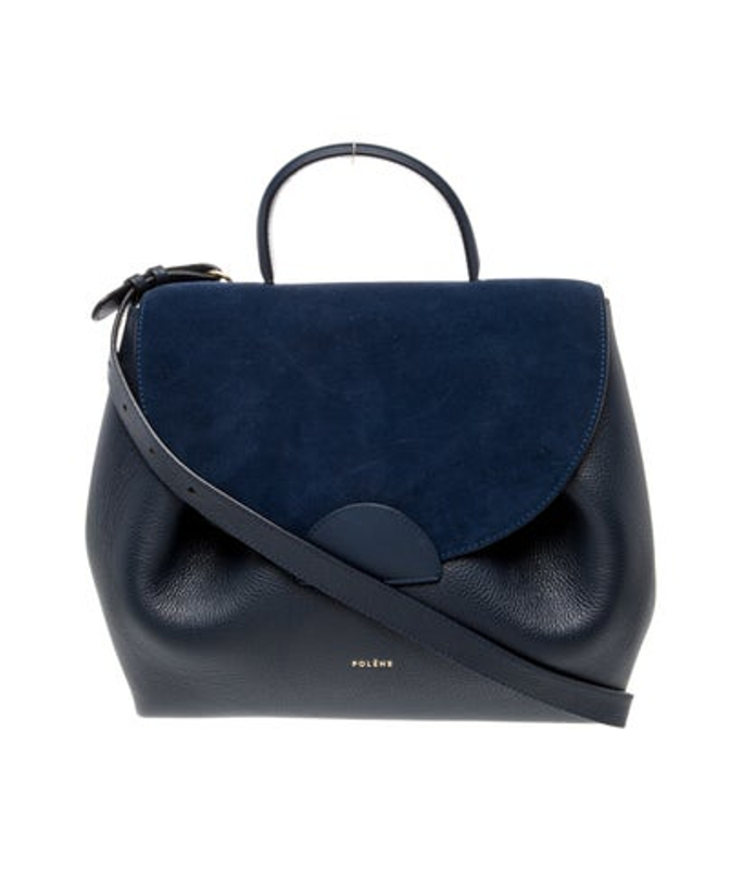 Polene Leather Top Handle Bag
