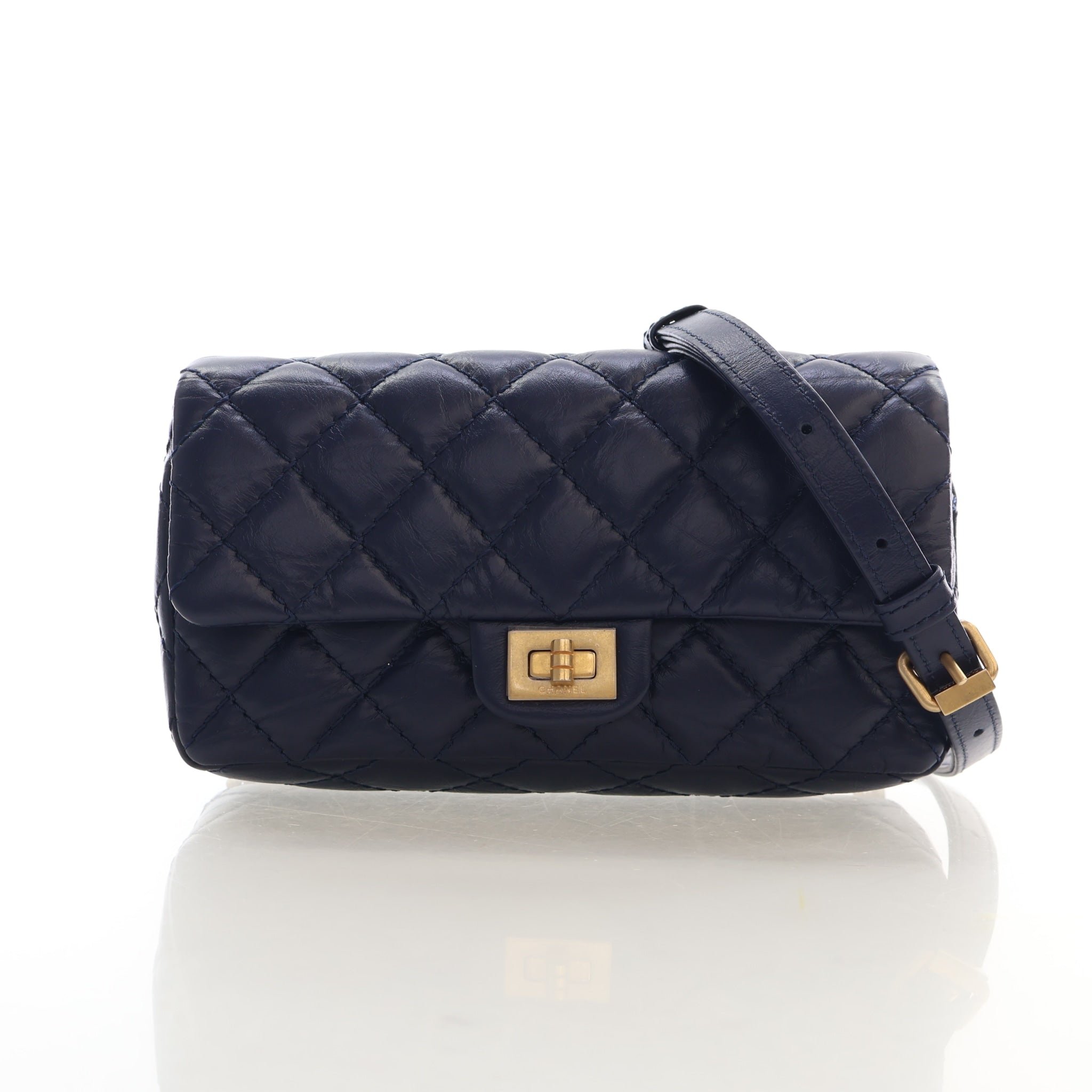 Chanel Aged Calfskin Reissue 2.55 Flap Belt Bag